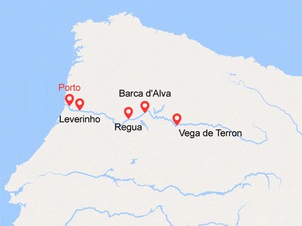 itin&eacute;raire croisi&egrave;re Douro : Porto et la vallée du Douro (POF_PP) 