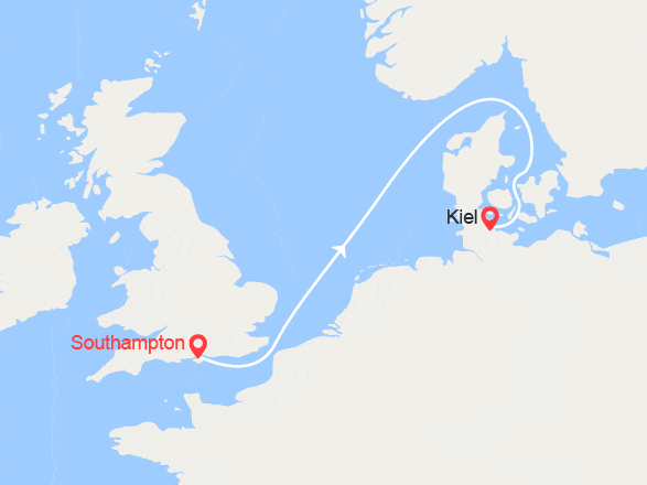 itinéraire croisière Europe du Nord : Royaume-Uni, Allemagne