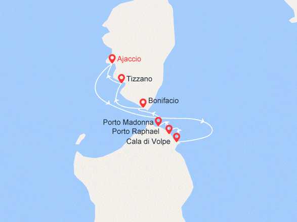 itinéraire croisière Méditerranée : Sardaigne