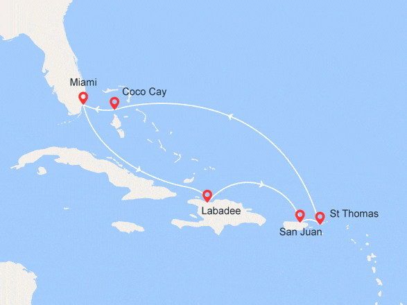 itinéraire croisière Caraïbes et Antilles : Saveurs Caribéennes