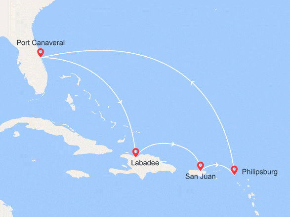 itinéraire croisière Caraïbes et Antilles : Saveurs Caribéennes : Haïti, Porto Rico, St-Martin