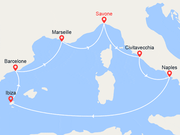 itinéraire croisière Iles Baléares : Saveurs Méditerranéennes