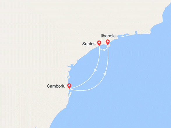 itinéraire croisière Amérique du Sud : Sous le soleil Brésilien