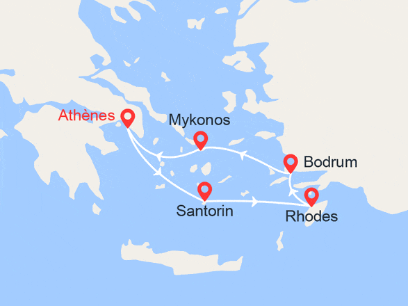 itinéraire croisière Méditerranée Orientale : Turquie, Grèce
