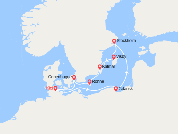 itinéraire croisière Europe du Nord : Typique de la mer Baltique
