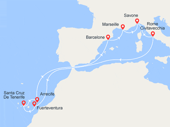 itinéraire croisière Canaries Madère - Canaries Madère : Voyage vers les îles Canaries