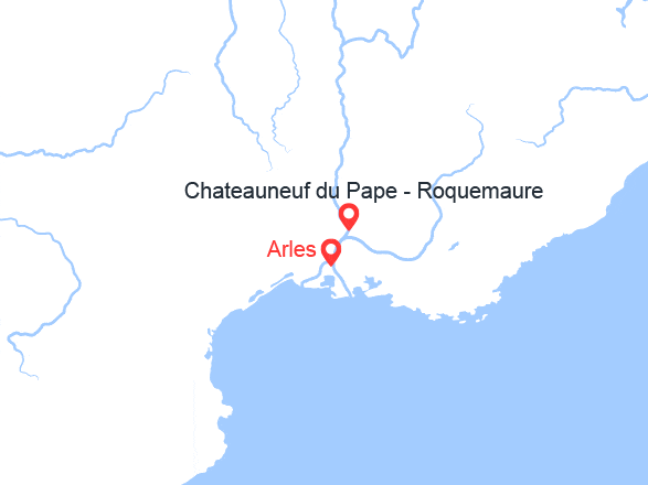 itinéraire croisière Rhône Saône : Week-End de Fête sur le Rhône (AWT_A90)