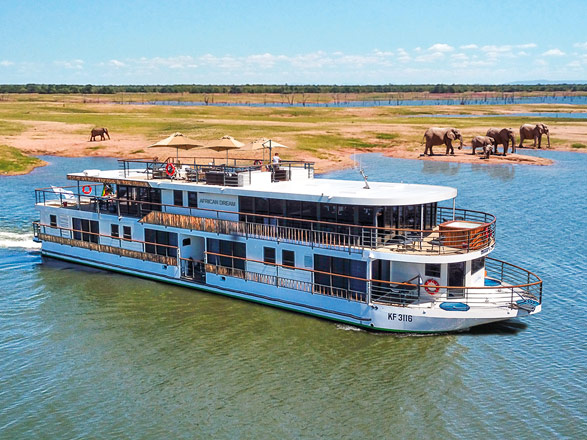 croisi&egrave;re Chobe Zambèze : Safari-croisière au fil du Zambèze | Vols inclus (11A) 