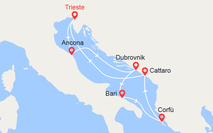 Carte Croisière Croazia, Grecia, Montenegro Carte Croisière Croazia, Grecia, Montenegro