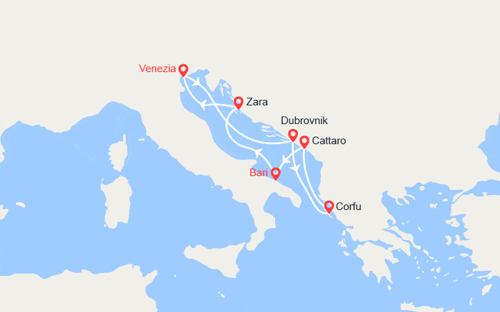 Scali Croazia, Grecia, Montenegro 