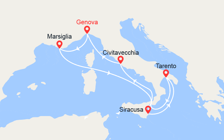Carte Croisière Francia e Italia Carte Croisière Francia e Italia