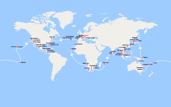 Scali Giro del Mondo 2027 