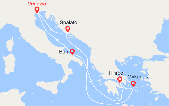 Carte Croisière Grecia e Croazia Carte Croisière Grecia e Croazia