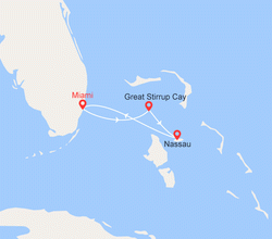 itinéraire croisière Caraibi : Bahamas! 