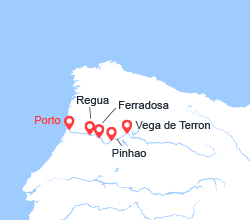 itinéraire croisière Douro : De Porto vers l’Espagne : la vallée du Douro, Salamanque (POP_PP) 