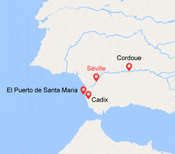 itin&eacute;raire croisi&egrave;re Guadalquivir : La route du jambon et des villages blancs - L'Andalousie authentique (SVS_PP) 