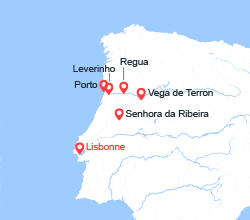 itinéraire croisière Douro : Lisbonne, Porto et la vallée du Douro (POI_PP) 