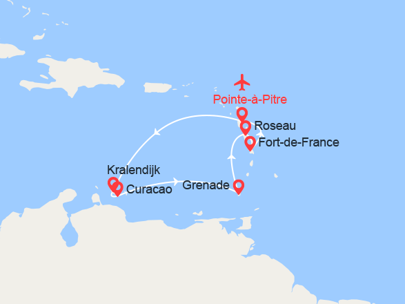 itinéraire croisière Caraibi : Antille, Dominica 