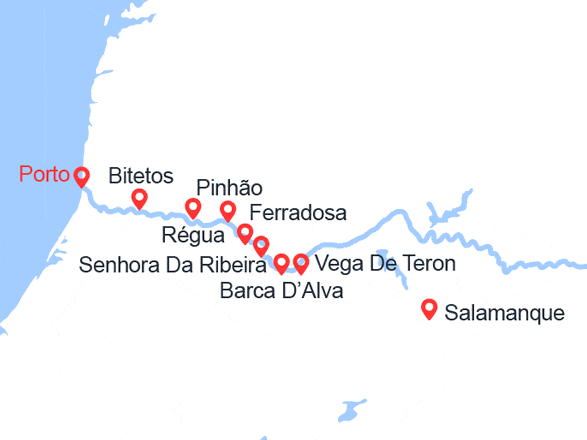 itinéraire croisière Douro : Croisière et randonnées dans la vallée du Douro (ROP_PP) 