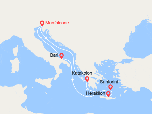 itinéraire croisière Mediterraneo Occidentale - Isole greche : Isole Greche 