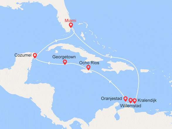 itinéraire croisière Caraibi : Isole paradisiache