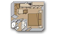 MS Westerdam Foto cabina MS Westerdam