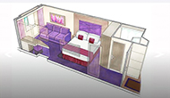 MSC Seashore Foto cabina MSC Seashore