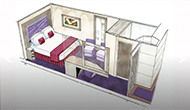 MSC Seashore Foto cabina MSC Seashore