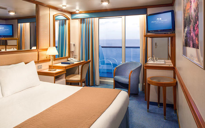 Foto Cabina Coral Princess - Cabina Balcone