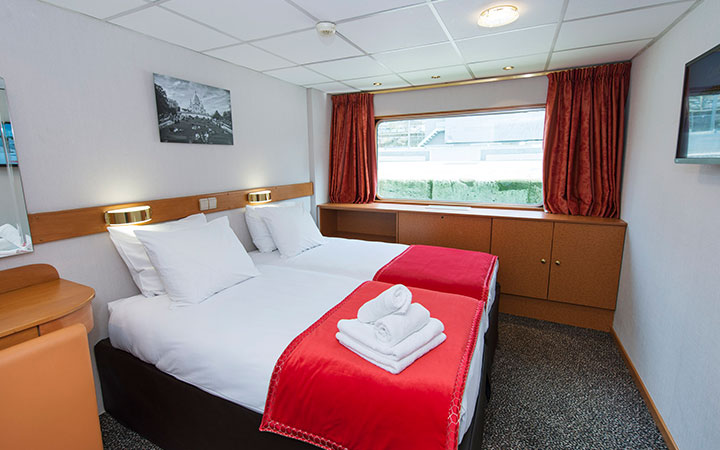 MS Seine Princess (ou similaire) Foto cabina MS Seine Princess (ou similaire)