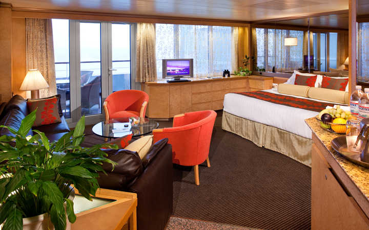MS Veendam Foto cabina MS Veendam