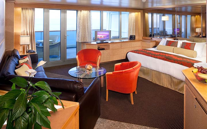 MS Zaandam Foto cabina MS Zaandam