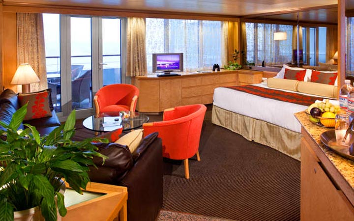 MS Zuiderdam Foto cabina MS Zuiderdam